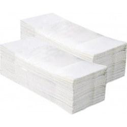 Ręcznik papierowy ZZ biały makulatura 21x23 2 warstwowy 65% 3000szt /90170E/ CLIRO PREMIUM
